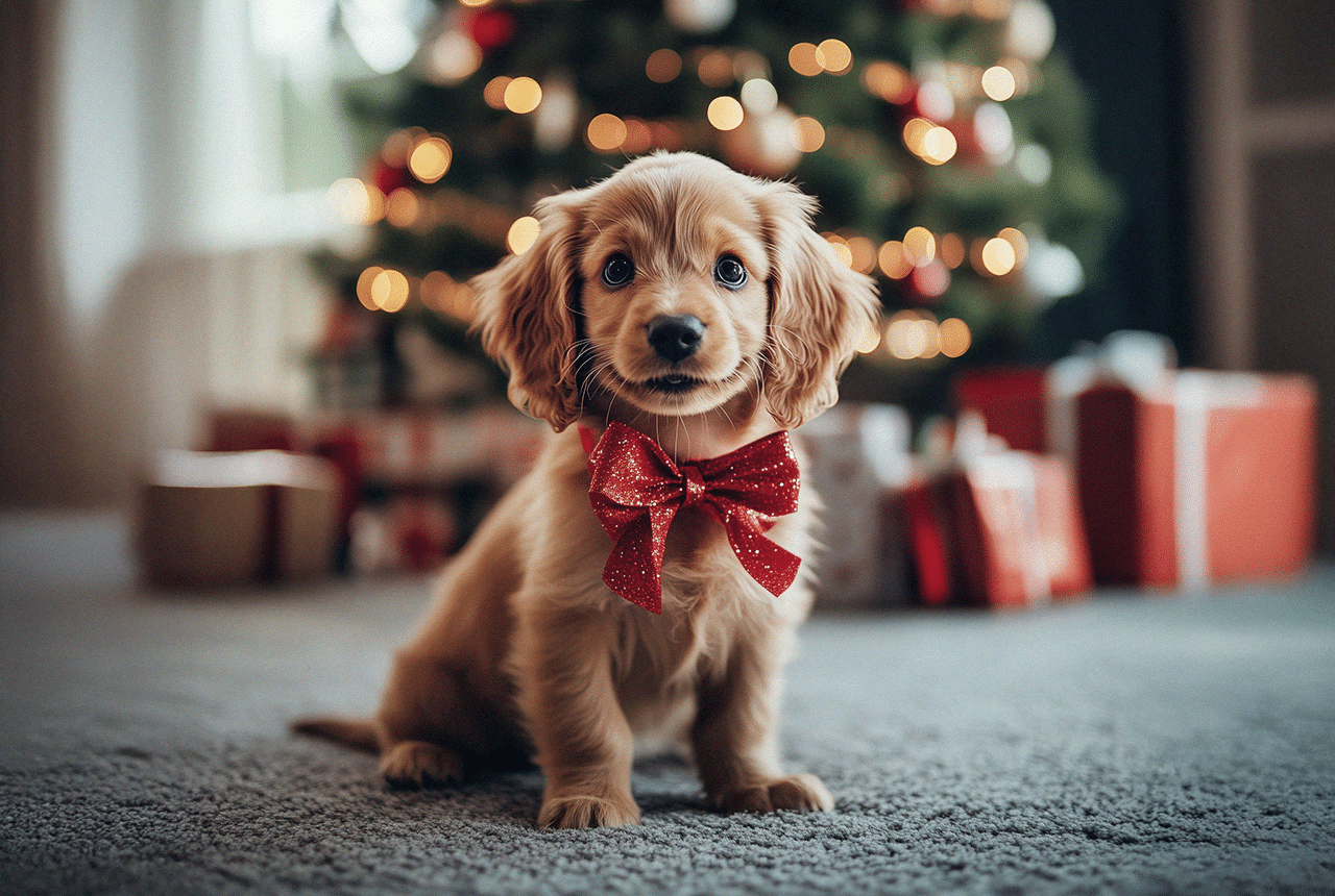 Preparing for a Mini Golden Retriever Puppy during the Holidays